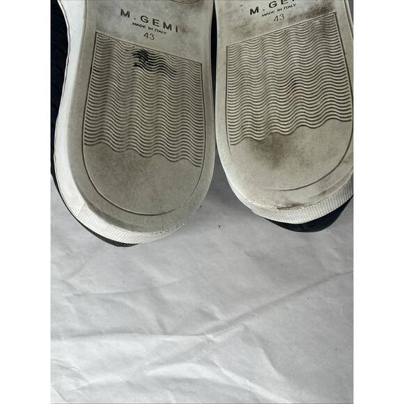 M Gemi Cerchio Leather Woven Slip on Sneakers 43 Is Size 11 Men Slip On - Picture 7 of 7